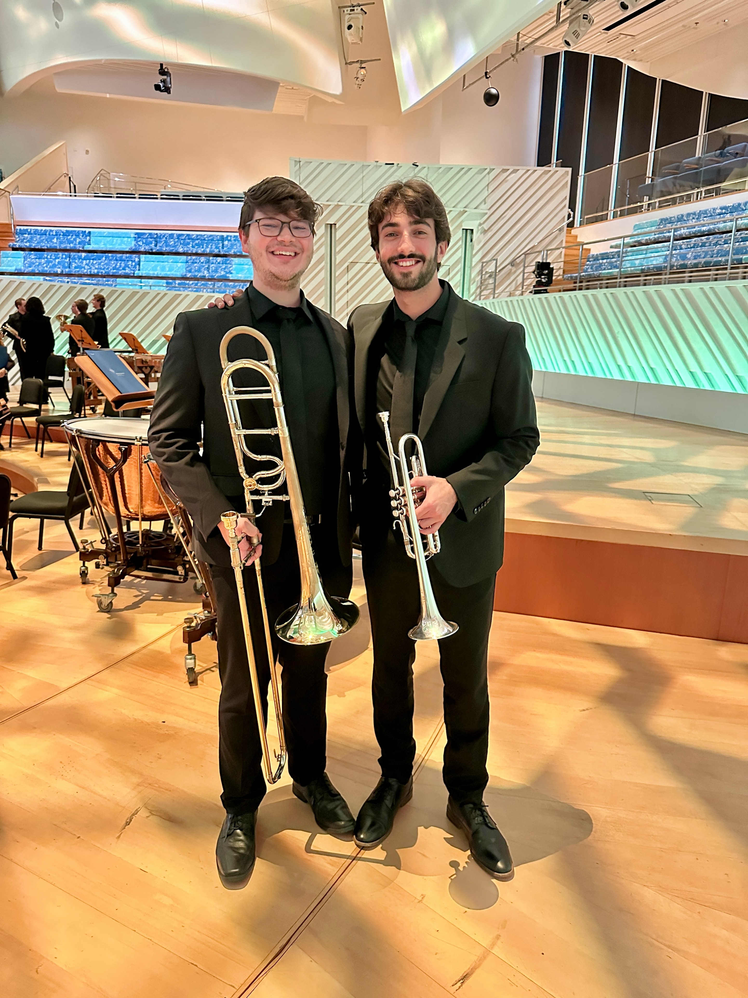 With friend and incredible trombonist Will Fowler in Miami