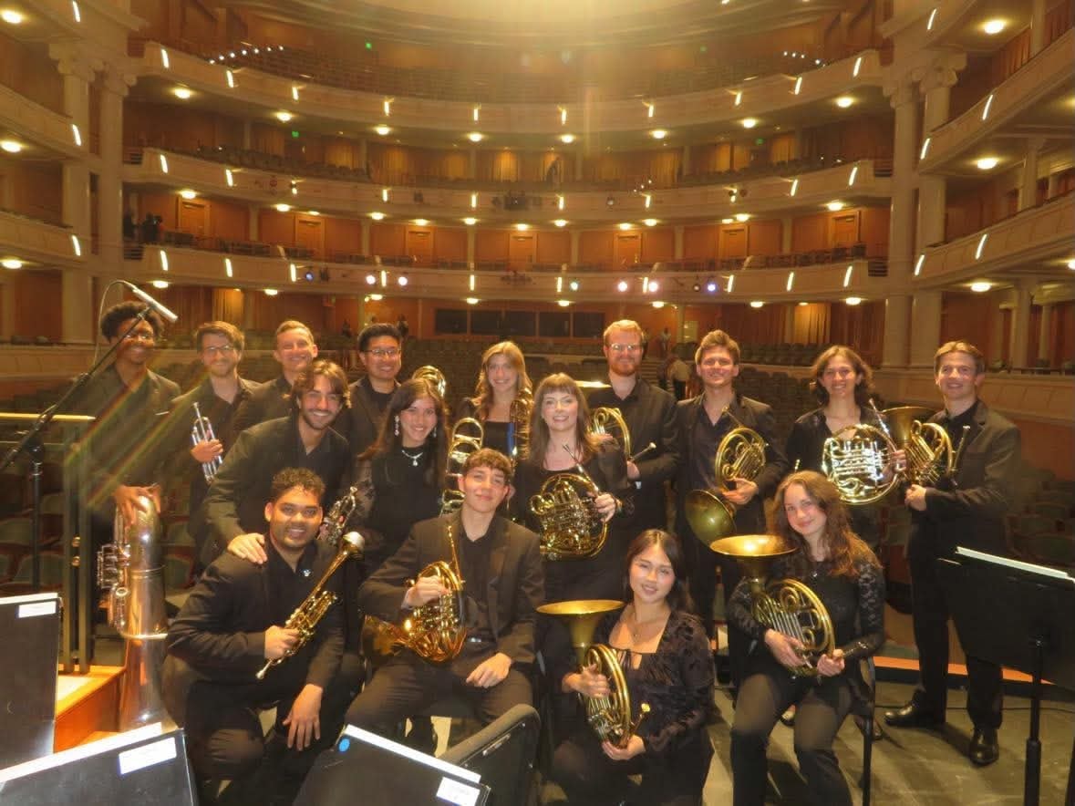 Filled with admiration for this brass section from Spoleto USA after an awe inspiring performance of Mahler's First at the Charleston Gaillard Center