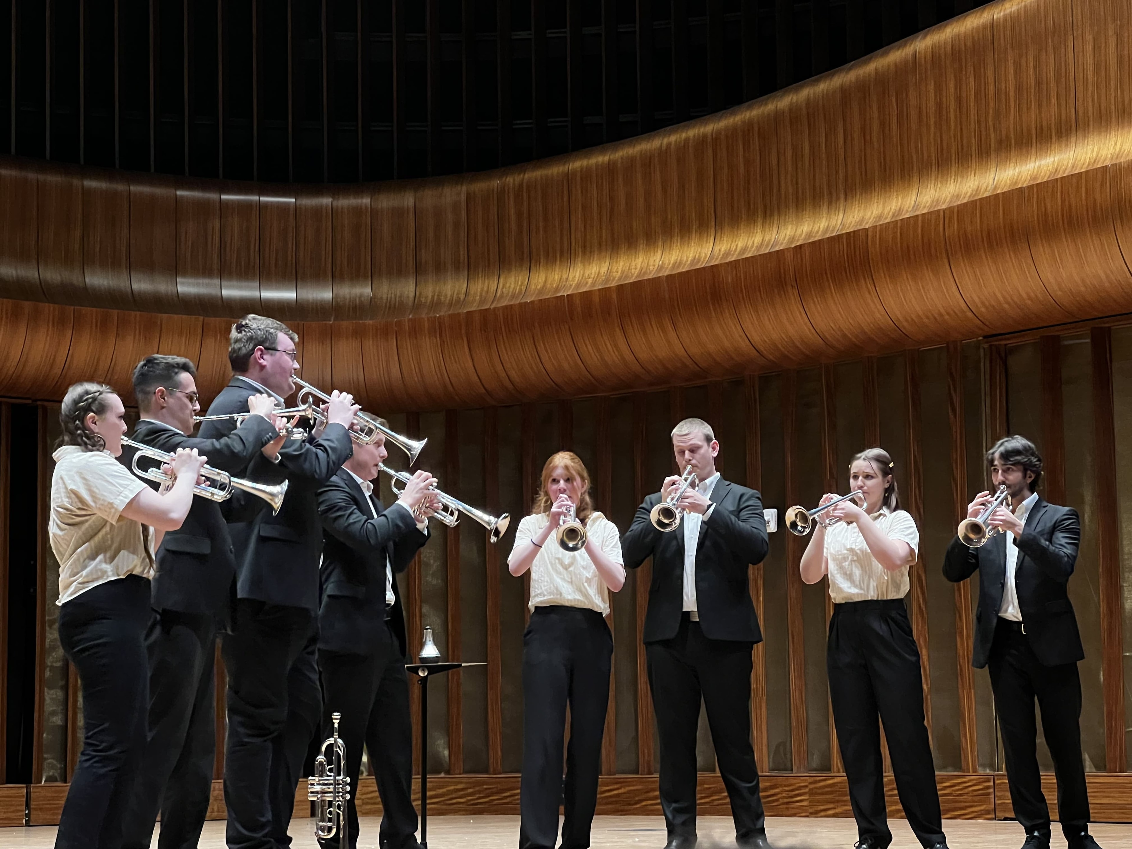CU Boulder's Award Winning Trumpet Ensemble Performing Shostakovich's Festive Overture at the National Trumpet Competition