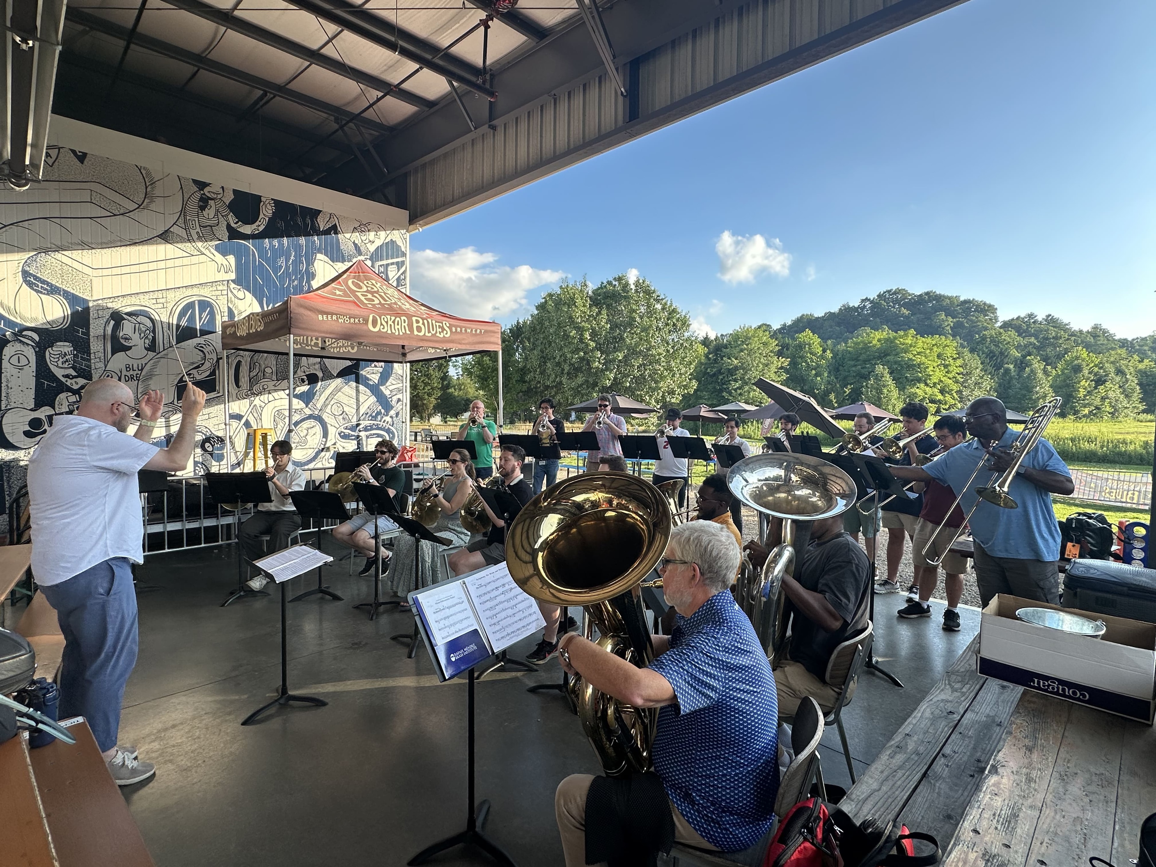 Brevard Brass at the Brewery!