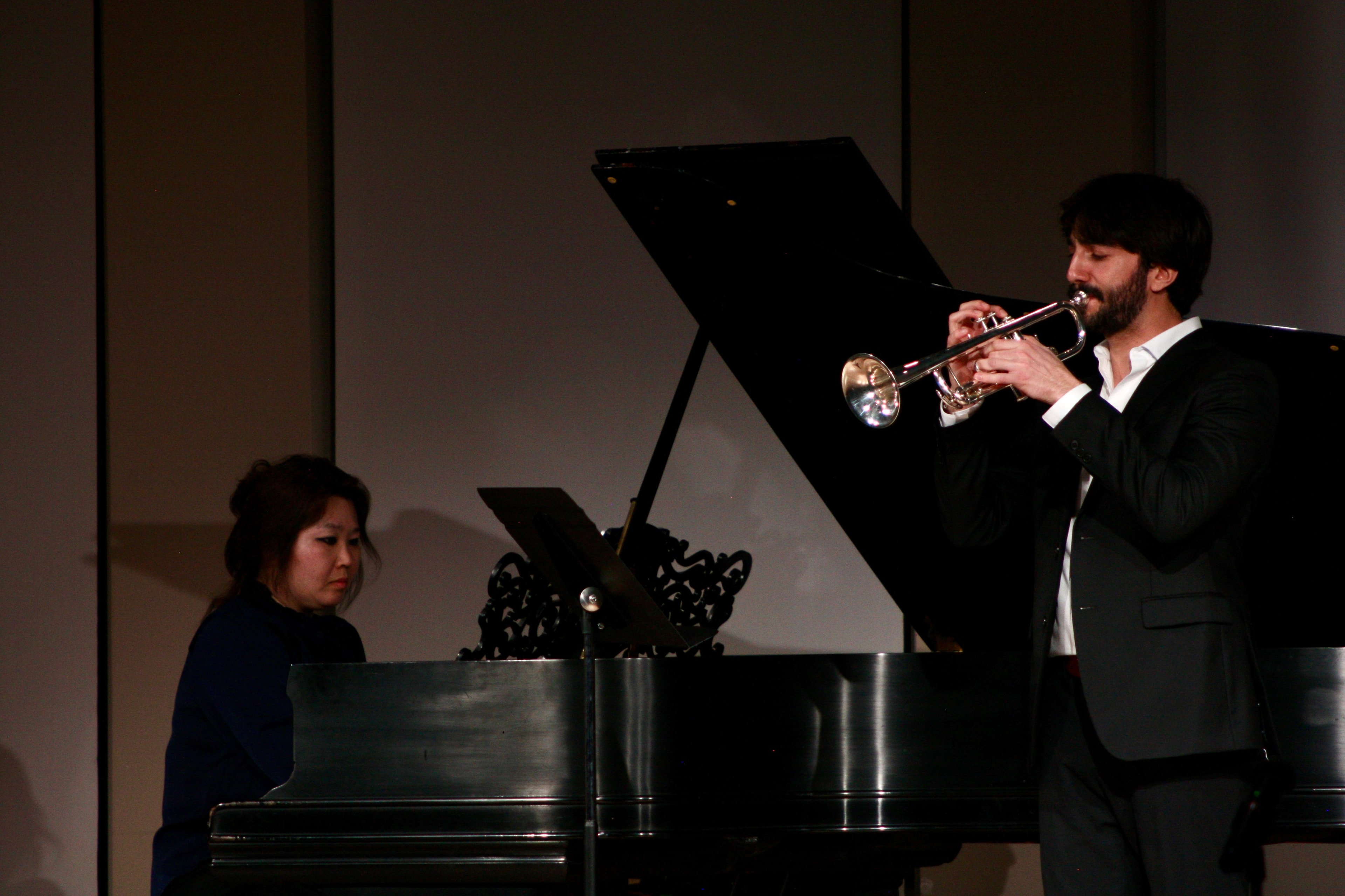 Performing with Dr. Kim at a retirement community in Boulder, Colorado